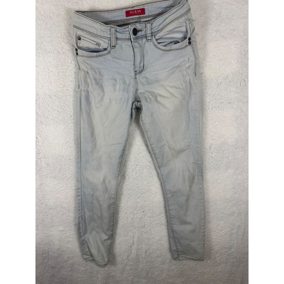 Guess Los Angeles Women's Jeans Size 27 Light Blue Denim Casual - Picture 1 of 7